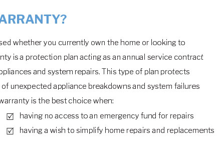 home warranty ferry